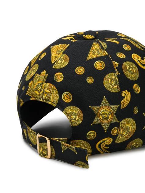 mens versace cap|Versace hat farfetch.